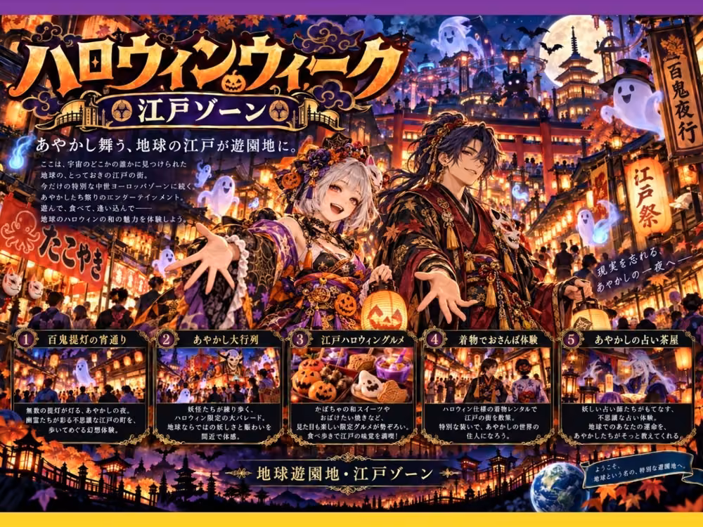 地球遊園地の歩き方 ハロウィン編1 hitomiエロ漫画raw サンプル画像001
