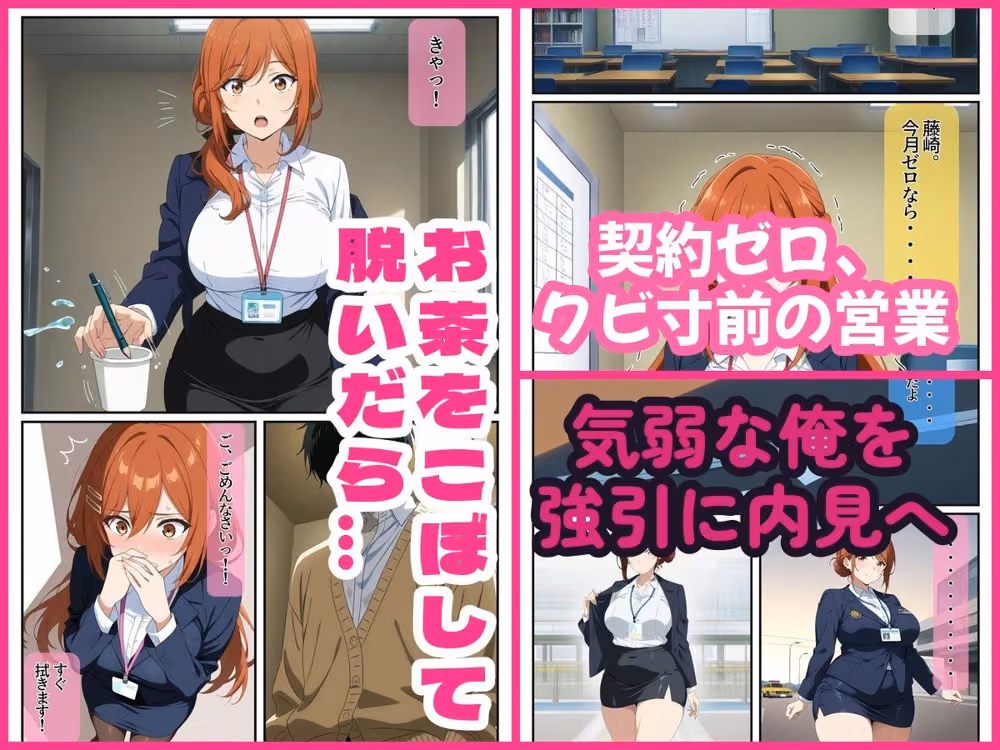 どエロい巨乳不動産屋に営業されたから、契約と引き換えにS〇Xしたったww hitomiエロ漫画raw サンプル画像001