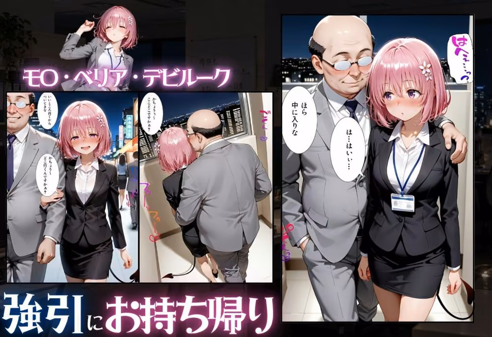 新人OLが新歓でキモ上司に寝取られる話 ト〇ブル・ダークネス編 hitomiエロ漫画raw サンプル画像003