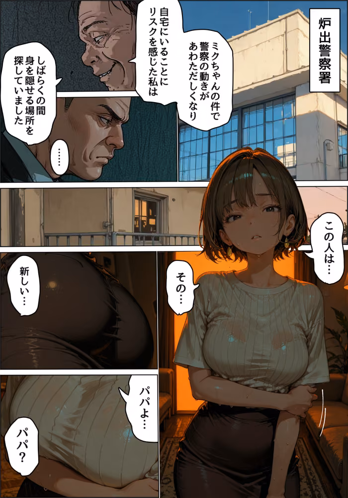 乗っとられた母子家庭〜弱者家庭に棲みつき「たわわな美巨乳」を存分に楽しむ連続強〇魔〜 hitomiエロ漫画raw サンプル画像005