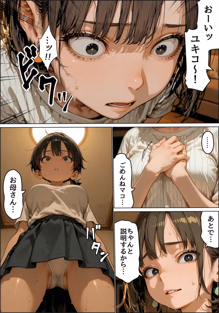 乗っとられた母子家庭〜弱者家庭に棲みつき「たわわな美巨乳」を存分に楽しむ連続強〇魔〜 hitomiエロ漫画raw サンプル画像017