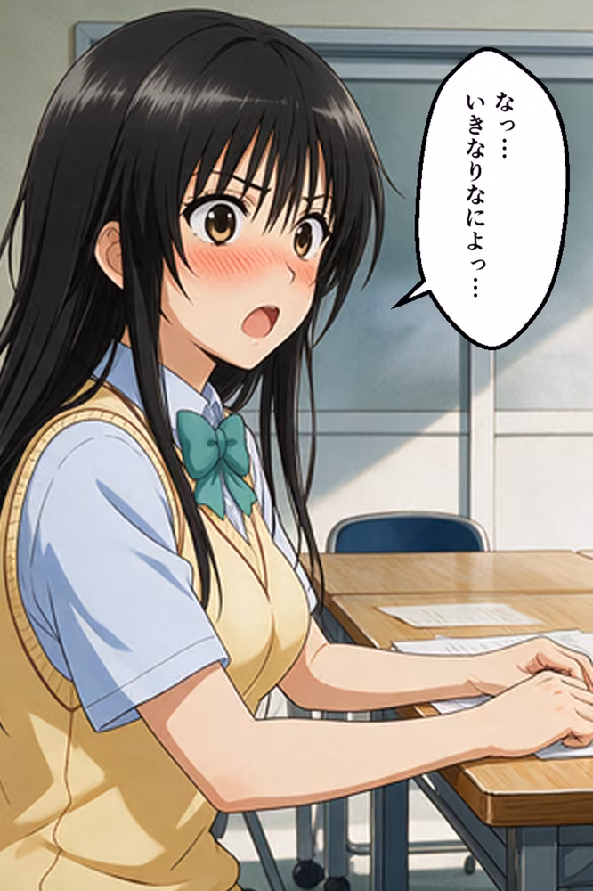 【To LOVEる】古手川唯 リトが好きなのに委員会の男子に孕ませ中出しされる hitomiエロ漫画raw サンプル画像015
