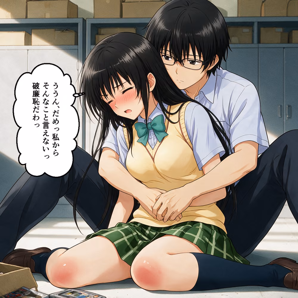 【To LOVEる】古手川唯 リトが好きなのに委員会の男子に孕ませ中出しされる hitomiエロ漫画raw サンプル画像029