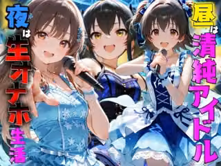 昼はアイドル夜は生オナホ生活  橘●りす＆赤●みりあ＆的●梨沙