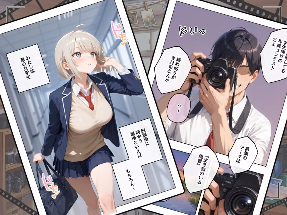 写真部の部員たちは部活の時間に、絶対にHしない！ hitomiエロ漫画raw サンプル画像002