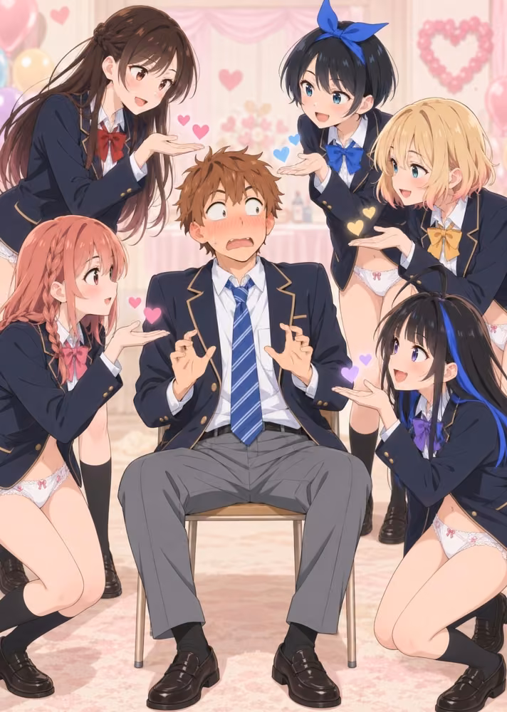 レンタル彼女達のパンチラ・おっぱいイラスト集 ゆんゆん本舗 サンプル画像9