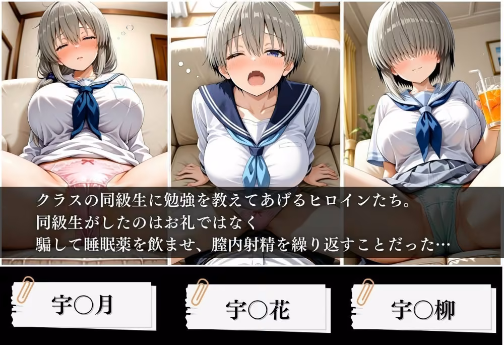 クラスの子に睡眠薬入れて種付けセックスした話 〜宇〇家編〜 とろける果実 サンプル画像1