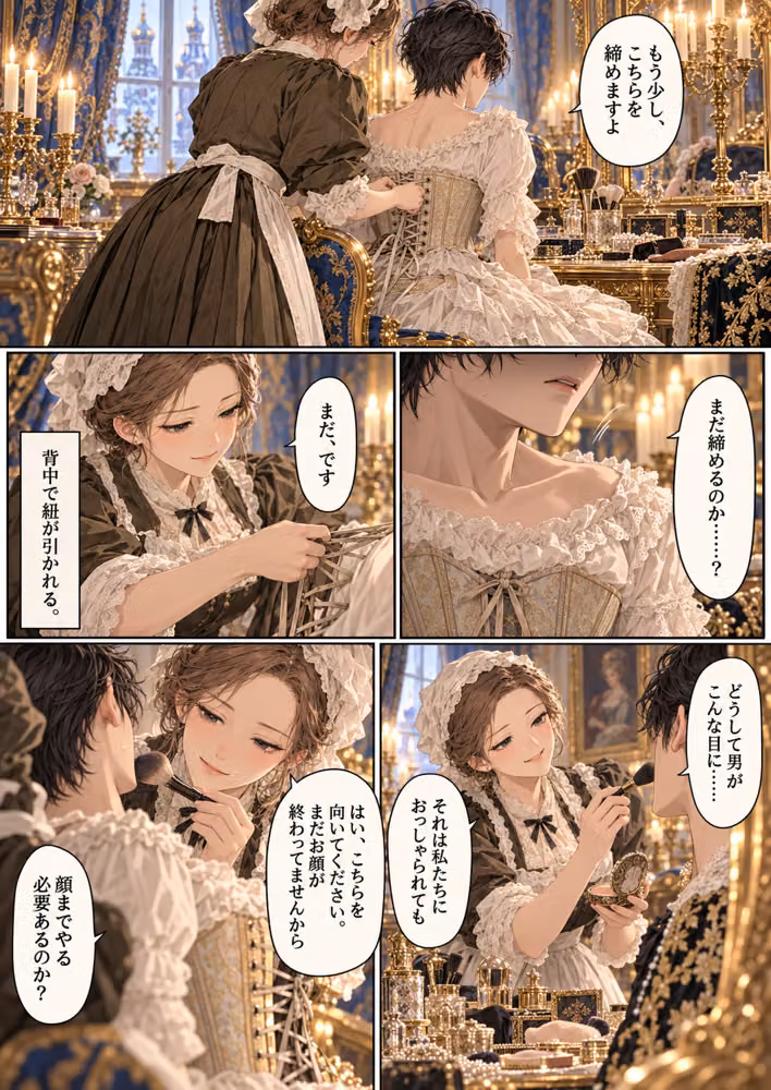 カーテシー・クラブ  女帝陛下の逆転舞踏会 hitomiエロ漫画raw サンプル画像001
