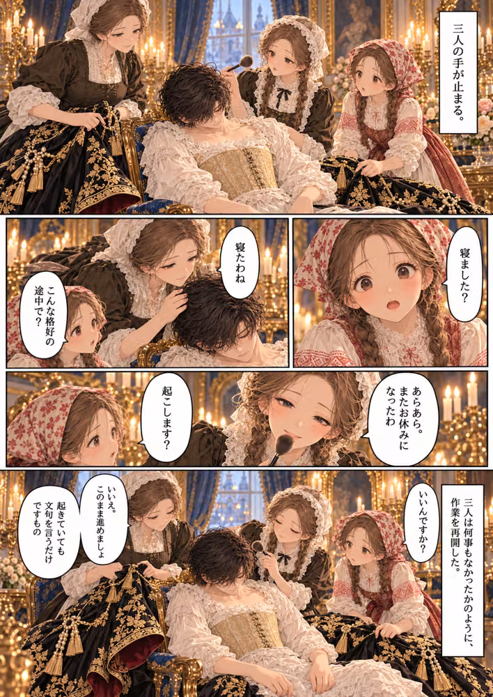 カーテシー・クラブ  女帝陛下の逆転舞踏会 hitomiエロ漫画raw サンプル画像005