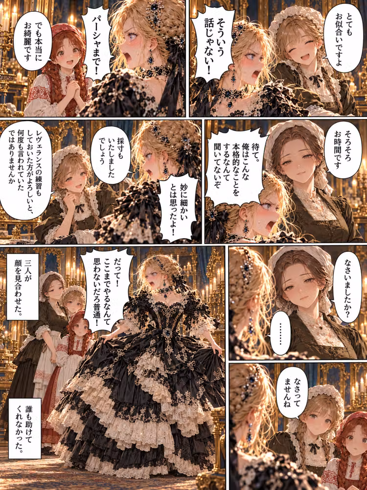 カーテシー・クラブ  女帝陛下の逆転舞踏会 hitomiエロ漫画raw サンプル画像018