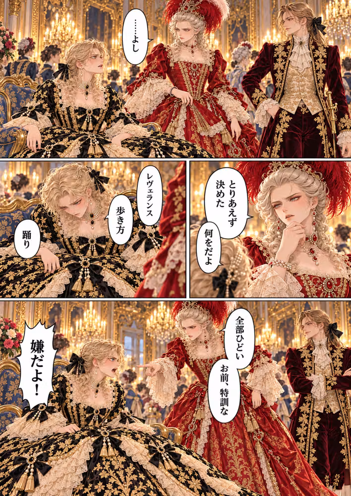 カーテシー・クラブ  女帝陛下の逆転舞踏会 hitomiエロ漫画raw サンプル画像037