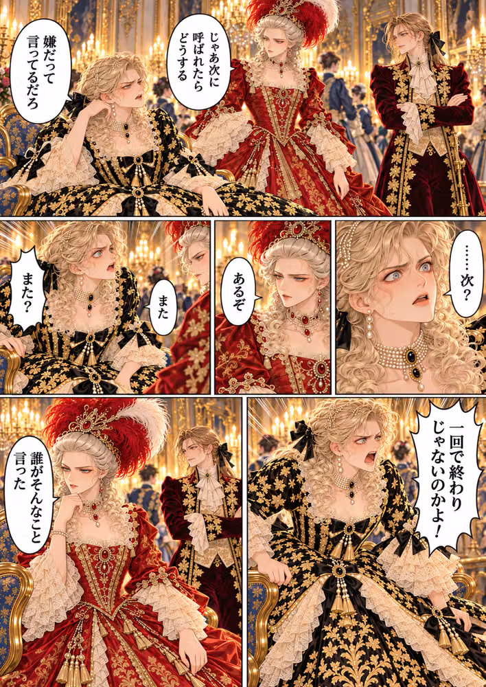 カーテシー・クラブ  女帝陛下の逆転舞踏会 hitomiエロ漫画raw サンプル画像038