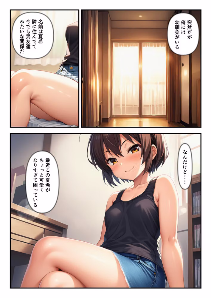 最近女の子らしくなってきた幼馴染と、ちょっとしたきっかけで一線を越えた hitomiエロ漫画raw サンプル画像002