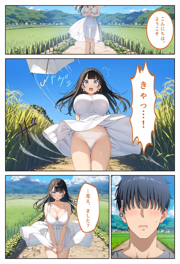 男が一人もいない村に越したら、巨乳たちに子種をお供えさせられる話〜お清め巫女と五年待ちの大家編〜 hitomiエロ漫画raw サンプル画像006