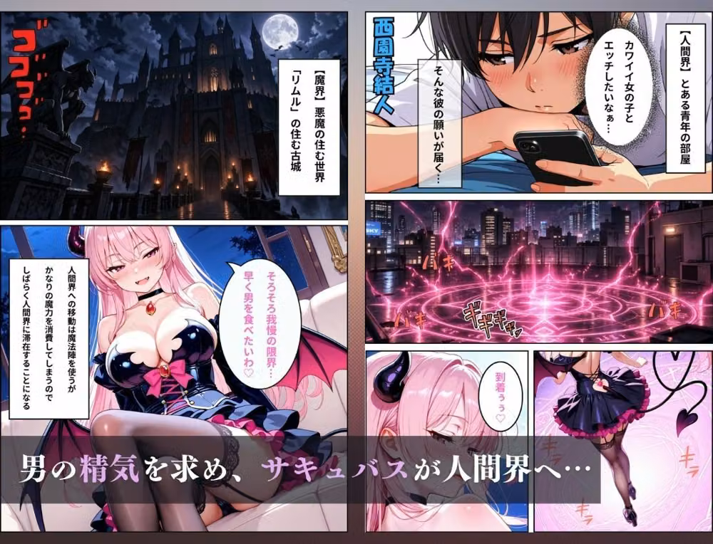 サキュバスとエッチしたら女体化した話 hitomiエロ漫画raw サンプル画像001
