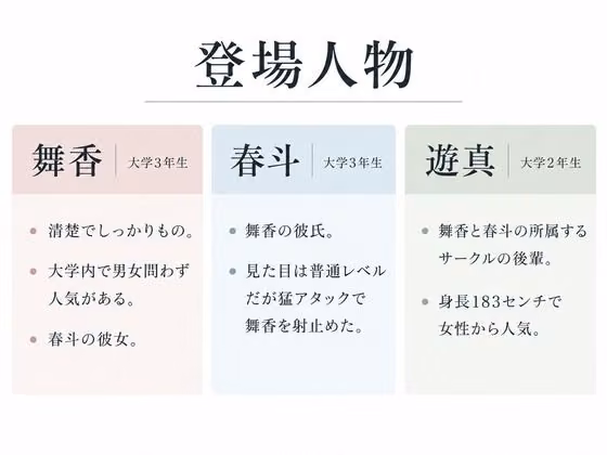 彼女を寝取らせた話を聞いてください〜女子大生彼女が後輩男の巨根に堕ちる夜〜 hitomiエロ漫画raw サンプル画像001