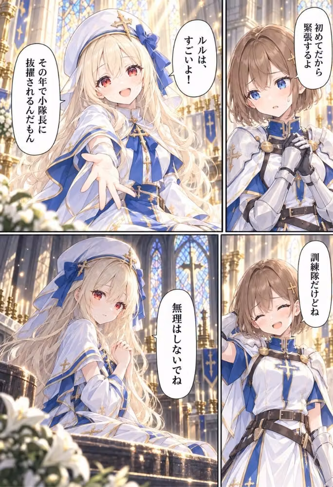 聖女伝説 〜聖女様は実はサキュバスだった件〜  1巻 hitomiエロ漫画raw サンプル画像004
