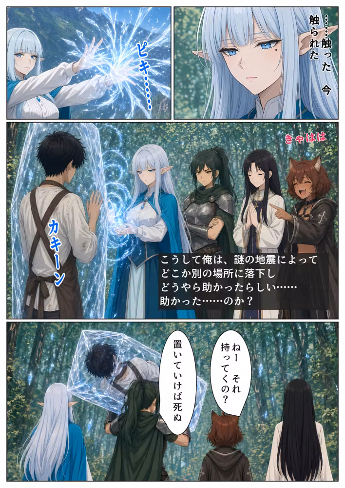 堅物エルフの胸に触れたら、掟で夫になって初夜を教えることになった件 hitomiエロ漫画raw サンプル画像005