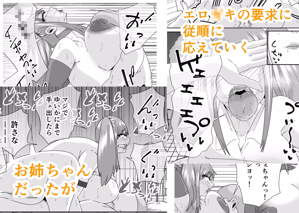 エロ○キに壊されたお姉ちゃん hitomiエロ漫画raw サンプル画像003
