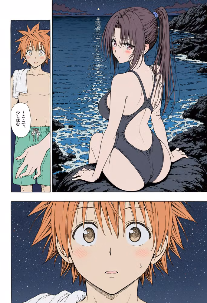 【漫画】リトはみんなの恋人 〜南の島で、ぜんぶ見せて〜 hitomiエロ漫画raw サンプル画像023