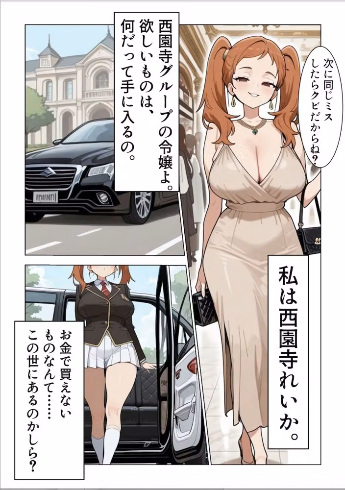 ご令嬢、堕ちる。西園寺れいかの受難 hitomiエロ漫画raw サンプル画像001