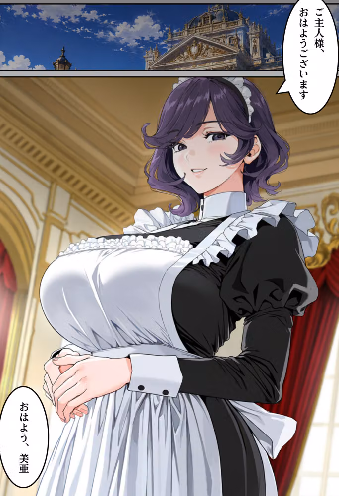 白濁接待 =憧れのメイドさんが取引先に輪●される= hitomiエロ漫画raw サンプル画像003