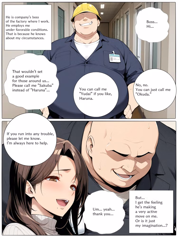 爆乳ガールズ BEAR HUG REPORT 04 くノ一サキュバスシングルマザー熟女が勤務先の社長に秘密を握られご無沙汰だった欲求不満ボディをじっくりねっとり舐め吸い抱き絞められ専属愛人奴●妻に堕とされる hitomiエロ漫画raw サンプル画像006