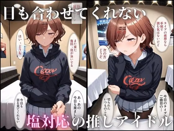 塩対応の推しアイドルが、催○アプリで「握手会=本番」を当たり前にしちゃう話 hitomiエロ漫画raw サンプル画像002