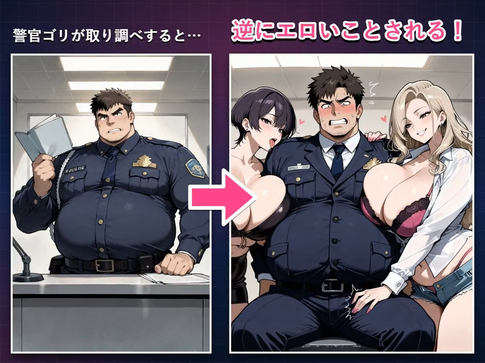 爆乳痴女を取り調べたら、逆に搾り取られた件 hitomiエロ漫画raw サンプル画像002