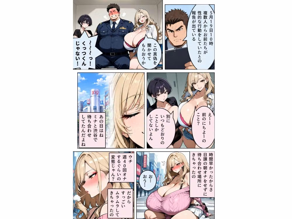 爆乳痴女を取り調べたら、逆に搾り取られた件 hitomiエロ漫画raw サンプル画像004