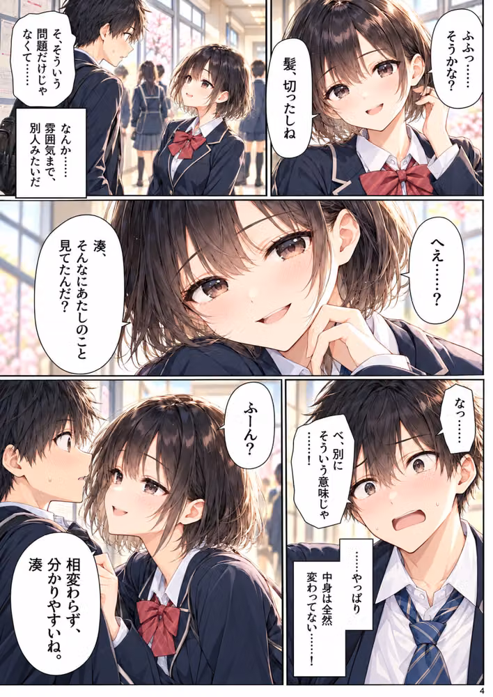 【第1巻】初回販売記念「半額セール♪」『元ヤン幼馴染の清楚デビューが完璧すぎる件。』【全11話・約110P・フルカラー】 hitomiエロ漫画raw サンプル画像004