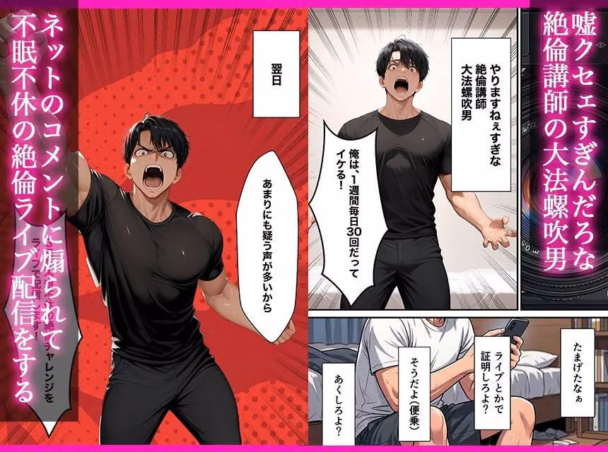 やりますねぇスギな絶倫講師が証明のために不眠不休のセックスライブをする話 hitomiエロ漫画raw サンプル画像001