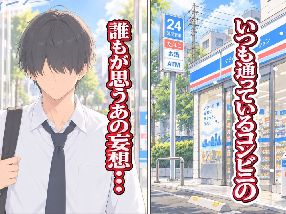 コンビニ妄想 エッチなのはボクだけじゃない！？ hitomiエロ漫画raw サンプル画像001