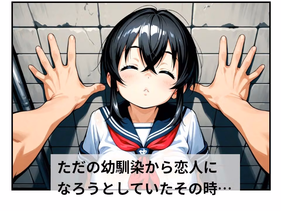 目の前で幼馴染がレ〇プされたのに、俺は勃起しながら見ているだけだった hitomiエロ漫画raw サンプル画像002