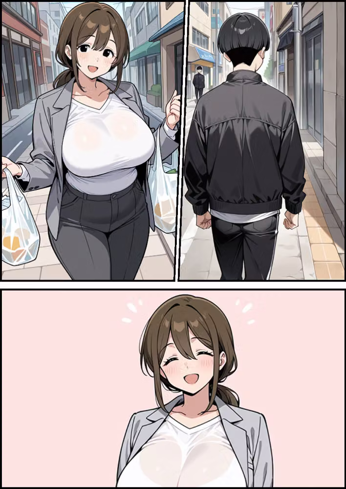 隣のシングルマザーはひたすらにぼくを甘やかしてくれる hitomiエロ漫画raw サンプル画像035