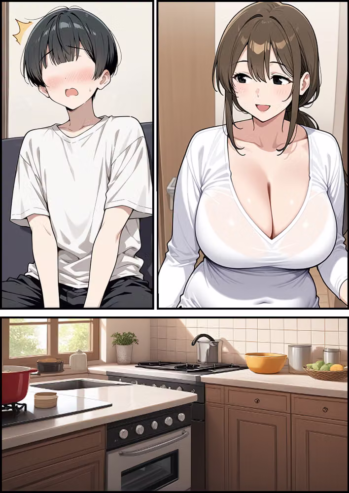 隣のシングルマザーはひたすらにぼくを甘やかしてくれる hitomiエロ漫画raw サンプル画像039