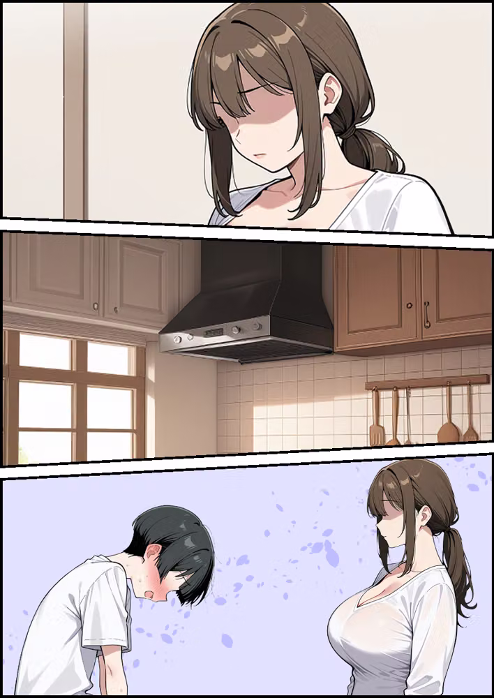 隣のシングルマザーはひたすらにぼくを甘やかしてくれる hitomiエロ漫画raw サンプル画像043
