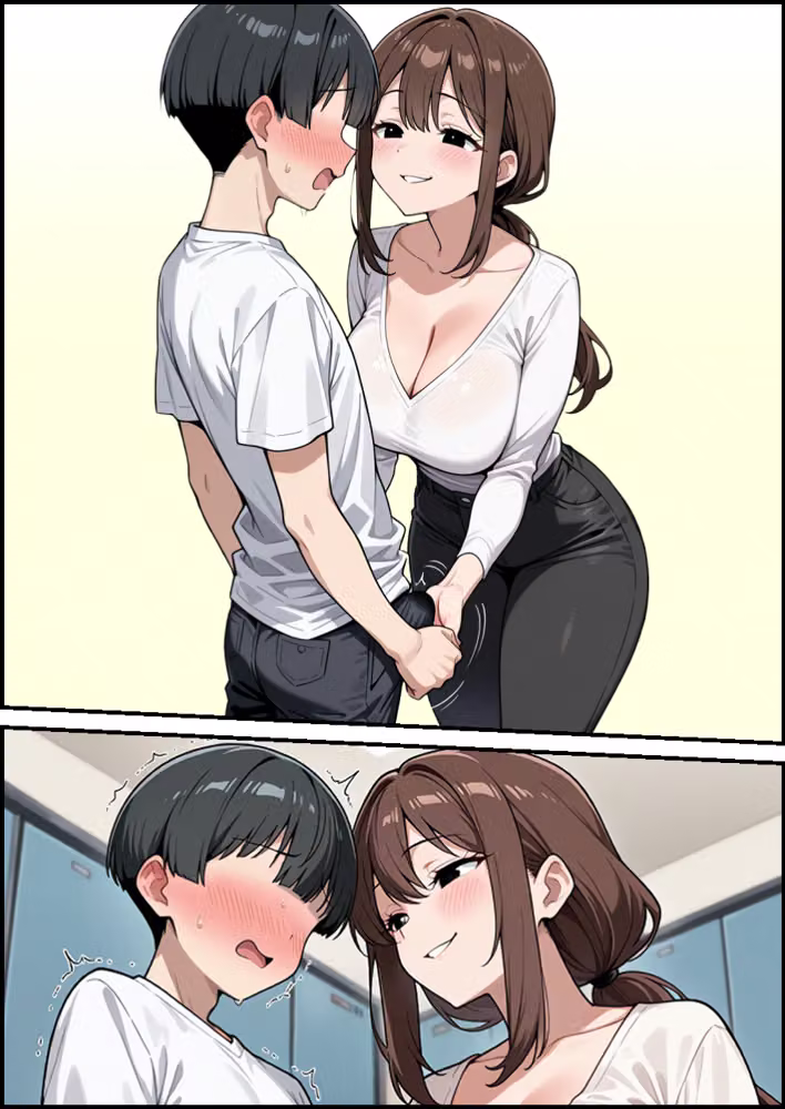 隣のシングルマザーはひたすらにぼくを甘やかしてくれる hitomiエロ漫画raw サンプル画像047
