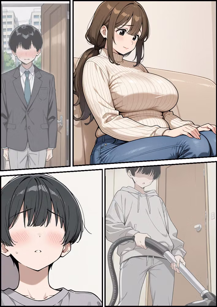 隣のシングルマザーはひたすらにぼくを甘やかしてくれる hitomiエロ漫画raw サンプル画像052