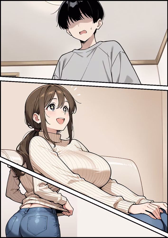 隣のシングルマザーはひたすらにぼくを甘やかしてくれる hitomiエロ漫画raw サンプル画像054