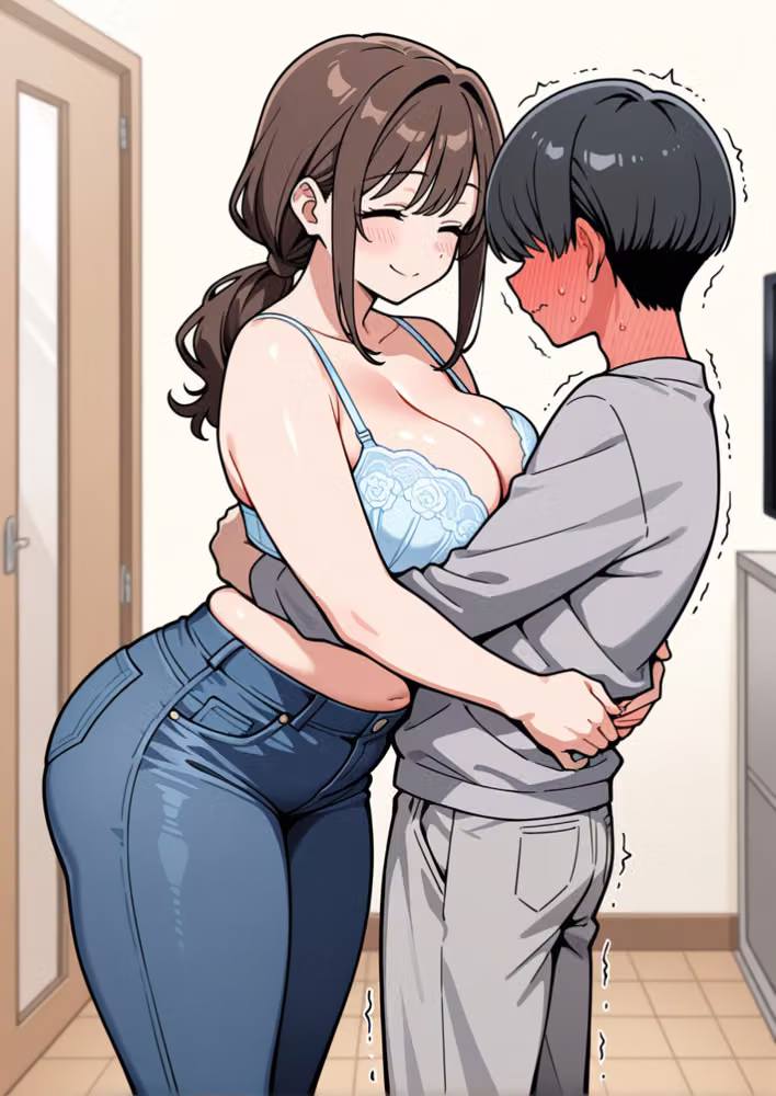 隣のシングルマザーはひたすらにぼくを甘やかしてくれる hitomiエロ漫画raw サンプル画像057