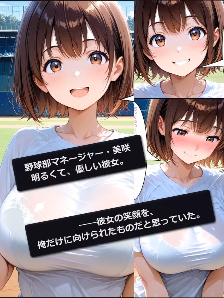俺に笑った彼女は、エースの彼女だった hitomiエロ漫画raw サンプル画像001