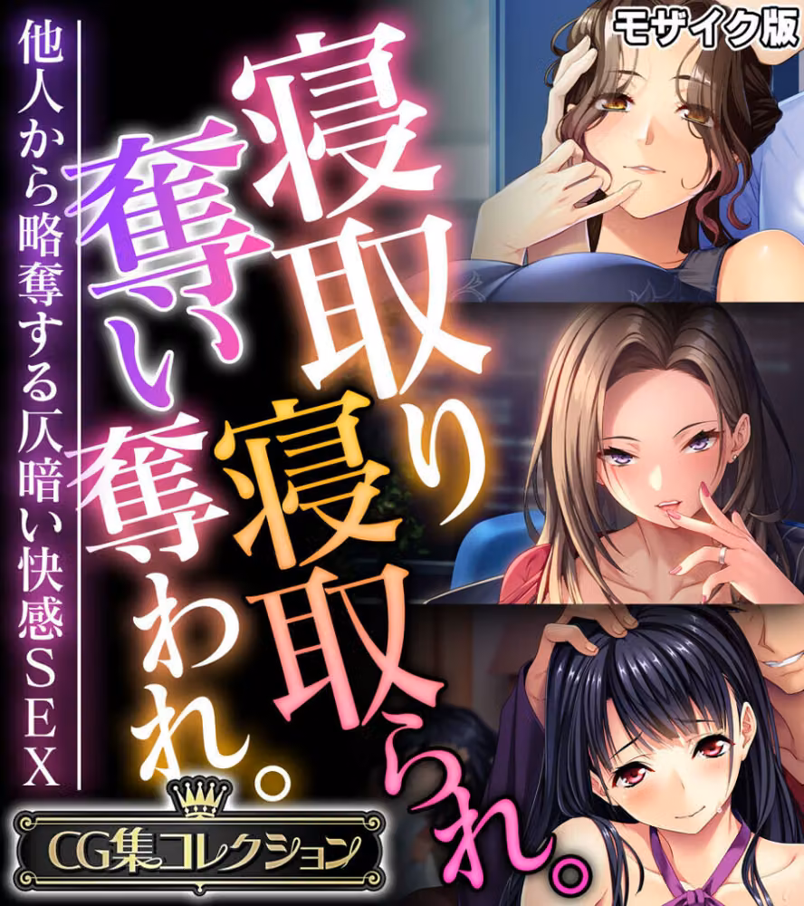 寝取り寝取られ。奪い奪われ。〜他人から略奪する仄暗い快感SEX〜【CG集コレクション】 モザイク版 hitomiエロ漫画raw サンプル画像001
