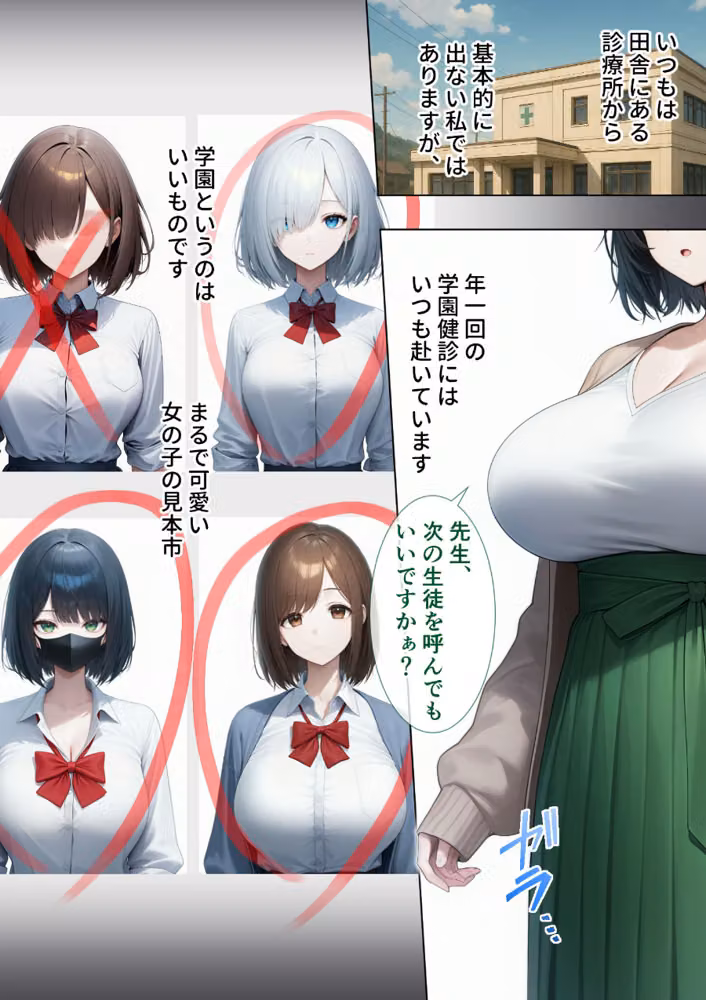 悪徳医師の淫行ま○こ治療 モザイク版 hitomiエロ漫画raw サンプル画像003