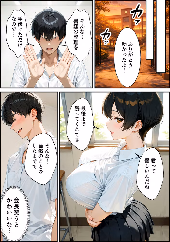 女の子扱いされたい王子様な委員長があまあま中●しセックスでメスになる話 モザイク版 hitomiエロ漫画raw サンプル画像006