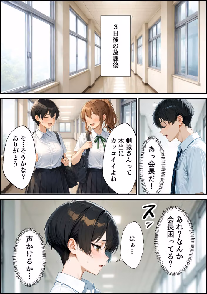 女の子扱いされたい王子様な委員長があまあま中●しセックスでメスになる話 モザイク版 hitomiエロ漫画raw サンプル画像009