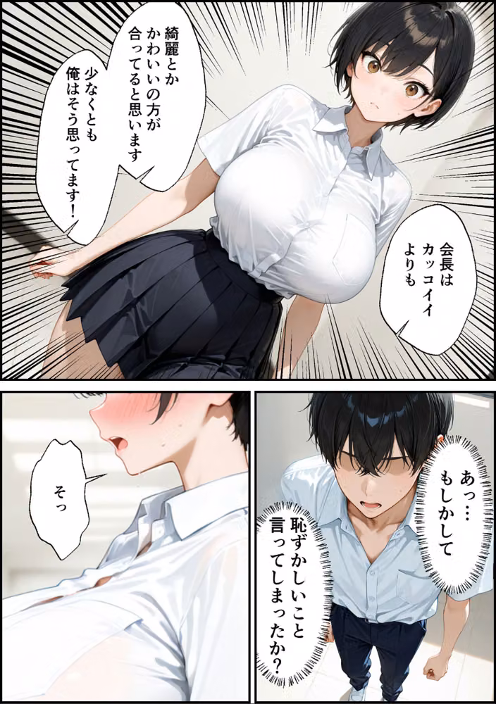 女の子扱いされたい王子様な委員長があまあま中●しセックスでメスになる話 モザイク版 hitomiエロ漫画raw サンプル画像012