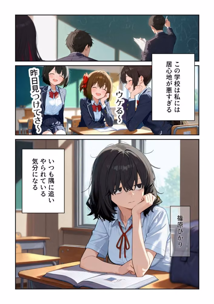 陰キャ女の裏垢オナニー配信が同級生に身バレした結果 hitomiエロ漫画raw サンプル画像002