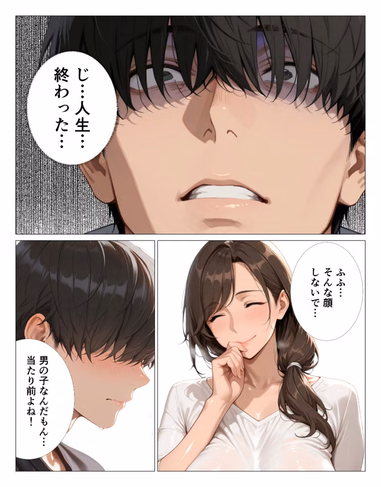 グイグイくる爆乳義母の授乳手コキでヌかれて中出しが止まらない【モザイク版】 hitomiエロ漫画raw サンプル画像009