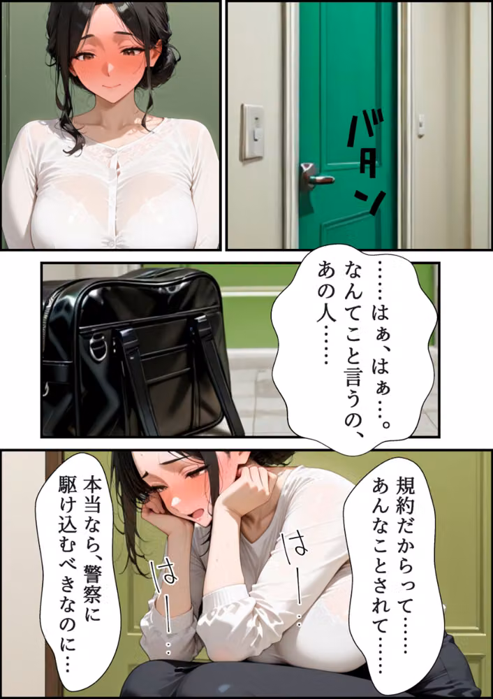 訳あり物件ーノックで隣人の性処理係ー隣人に壁に突き立てられメス声絶頂（単話）【モザイク版】（単話） hitomiエロ漫画raw サンプル画像002